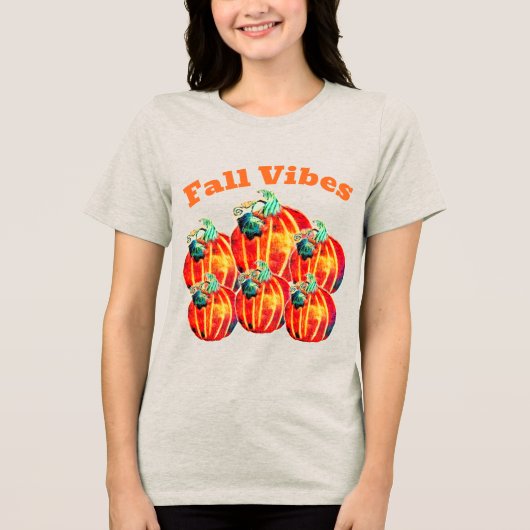 Fall Vibes Tri-Blend Shirt (Vorderseite)