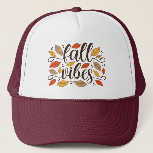 Fall Vibes Truckerkappe (Vorderseite)