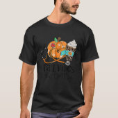 Fall Vibes und CMT Life Pumpkin Leopard Thanksgivi T-Shirt (Vorderseite)