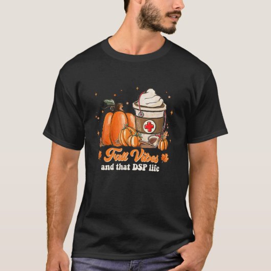 Fall Vibes und das DSP Life T-Shirt (Vorderseite)