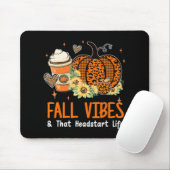 Fall Vibes und dieser Headstart Life Pumpkin Fall Mousepad (Mit Mouse)