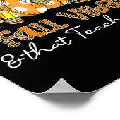 Fall Vibes und dieses Lehrer Life Apfelstiftpumpe Poster (Ecke)