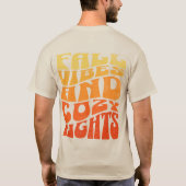 Fall Vibes und gemütliche Nächte T-Shirt (Rückseite)