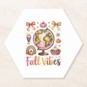 Fall Vibes Untersetzer (Vorderseite)