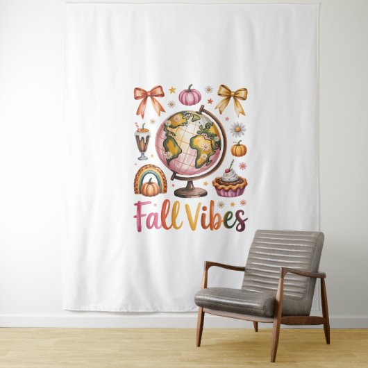 Fall Vibes Wandteppich (Beispiel)