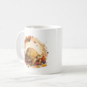 Fall Vibes Wasserfarbe - Tortoise - Kaffeetasse (Vorderseite Links)