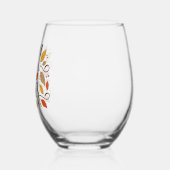 Fall Vibes Weinglas Ohne Stiel (Links)
