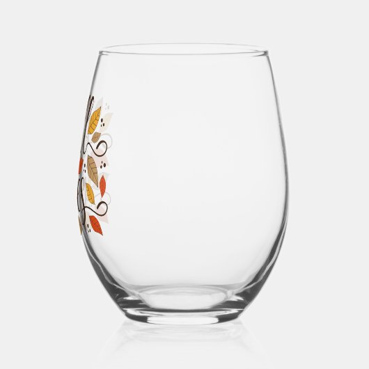 Fall Vibes Weinglas Ohne Stiel (Links)