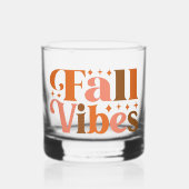 Fall Vibes Whiskyglas (Vorderseite)