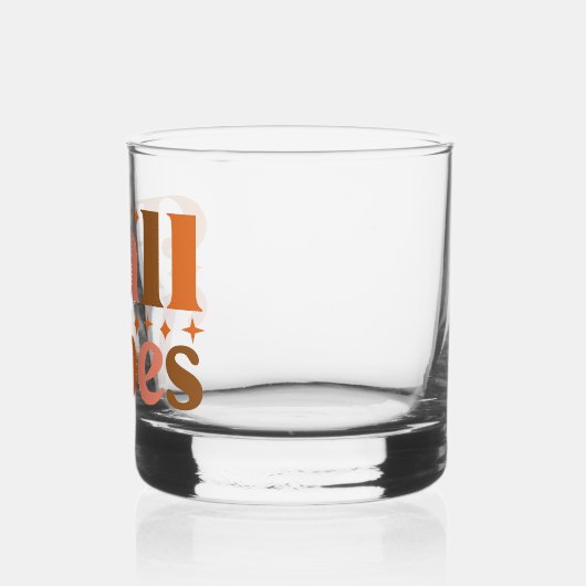 Fall Vibes Whiskyglas (Links)