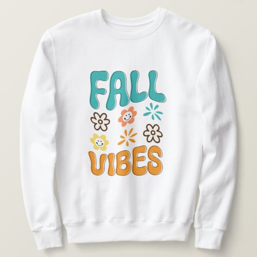 Fall Vibes Womens Sweatshirt (Design vorne)