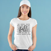 Fall Vibes Words Collage T-Shirt