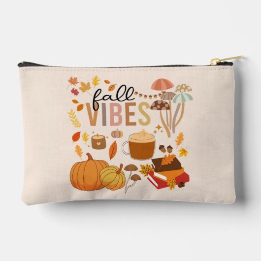 Fall Vibes Zubehörtasche (Rückseite)