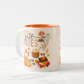 Fall Vibes Zweifarbige Tasse (Vorderseite Links)