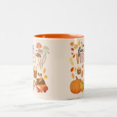 Fall Vibes Zweifarbige Tasse (Mittel)