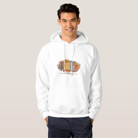 "Fall Vibez" Kapuzenpullover Hoodie (Vorne ganz)