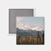 Fall View of Denali, McKinley Magnet (Vorderseite/Rückseite)
