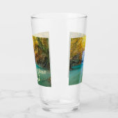 Fall View von Erawan Wasserfall Thailand Glas (Links)