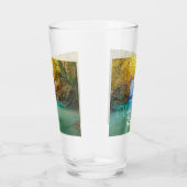 Fall View von Erawan Wasserfall Thailand Glas (Rechts)