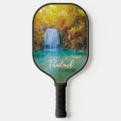 Fall View von Erawan Wasserfall Thailand Pickleball Schläger (Vorderseite)