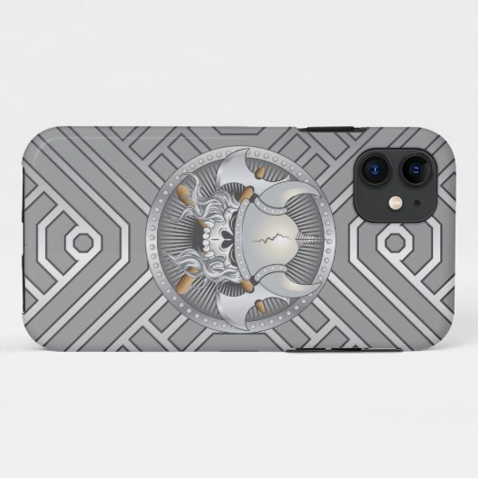 Fall Viking Warrior Skull Case-Mate iPod Touch iPhone Hülle (Rückseite (Horizontal))