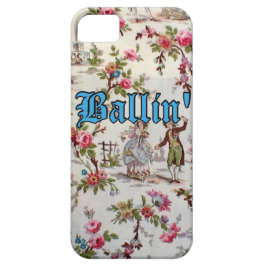 Fall Vintag Floral Gangsta "Ballin'" iPhone 5/5s Case-Mate iPhone Hülle