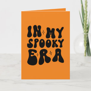 Fall Vintag in meiner Spookia Zeit Retro Halloween Dankeskarte