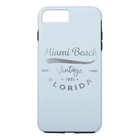 Fall Vintag Miami Beach Florida Cool iPhone 7 Case-Mate iPhone Hülle (Rückseite)