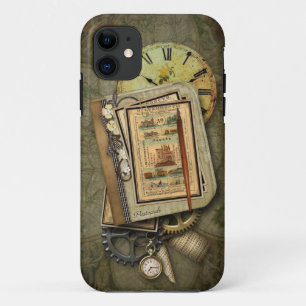 Fall Vintag Steampunk Travel iPhone 5 Case-Mate iPhone Hülle