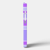 Fall Violet Streifen Case-Mate iPhone Case-Mate iPhone Hülle (Rückseite / Links)