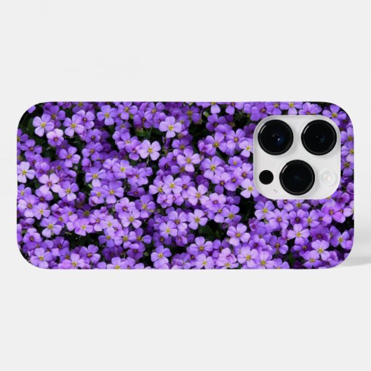 Fall Violets iPhone Case-Mate iPhone Hülle (Rückseite (Horizontal))