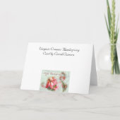 Fall Virginia Strampler Erntedank Card Feiertagskarte (Rückseite)