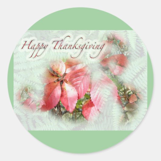 Fall Virginia Strampler Erntedank Sticker (Vorderseite)