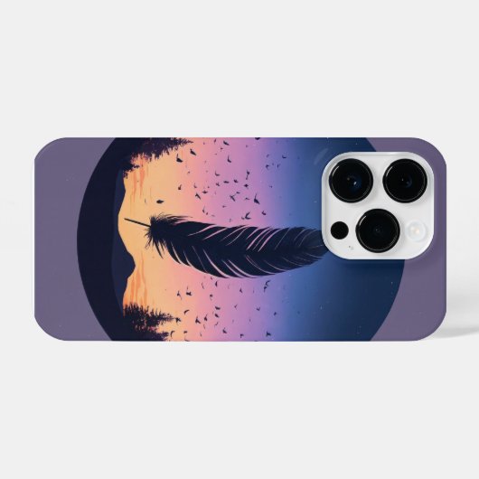 Fall "Vogel" iPhone Hülle (Rückseite (Horizontal))