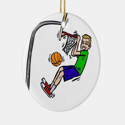Fall vom Kante-Slam Dunk Keramik Ornament (Rechts)