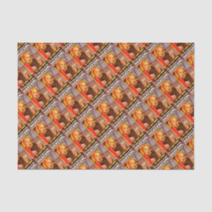 Fall vom mürrischen MädchenBucheinband Seidenpapier