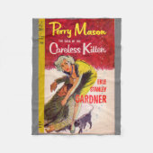 Fall vom unvorsichtigen KätzchenBucheinband Fleecedecke (Vorderseite)