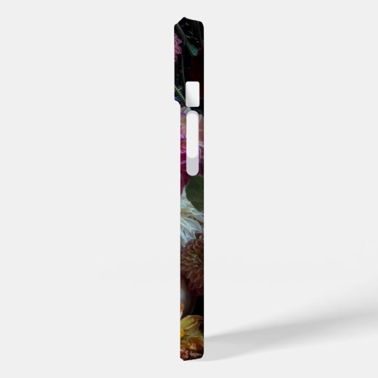 Fall von Blume und Pumkins iPhone Case (Rückseite / Links)