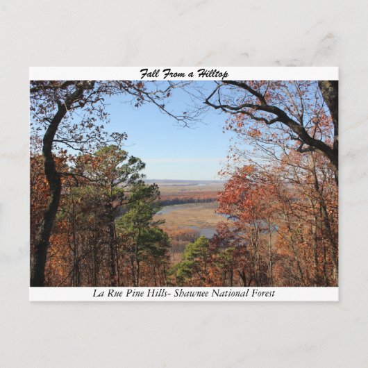 Fall von der Bergspitze Postkarte (Vorderseite)