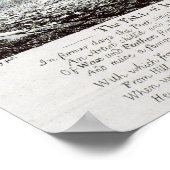 Fall von Icarus, 1807 Poster (Ecke)