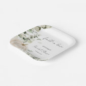 Fall von Liebe Pumpkin-Brautparty Pappteller (Gewinkelt)