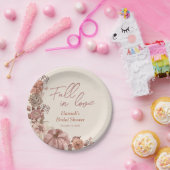 Fall von Liebe Pumpkin-Brautparty Pappteller (Party)