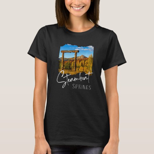 Fall von Steamboat Springs Colorado T-Shirt (Vorderseite)