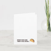 Fall von Tacos Dankeschön Karte (Vorderseite)