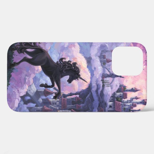 Fall von Unicorn Castle Case-Mate iPhone Hülle (Rückseite (Horizontal))