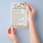 Fall von Wildblumen über oder unter der Duschspiel Flyer (Handgriff)