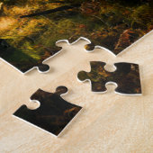 Fall-Wald mit Sunrays Puzzle (Seite)