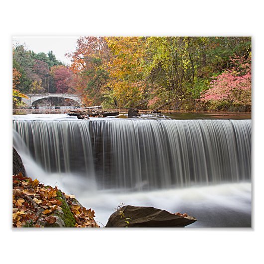 Fall Wasserfall bei Vanderbuild Fotodruck (Vorne)