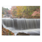 Fall Wasserfall bei Vanderbuild Notizblock (Vorderseite)