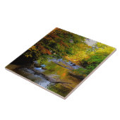 Fall Wasserfall in der Morgensonne Fliese (Seite)